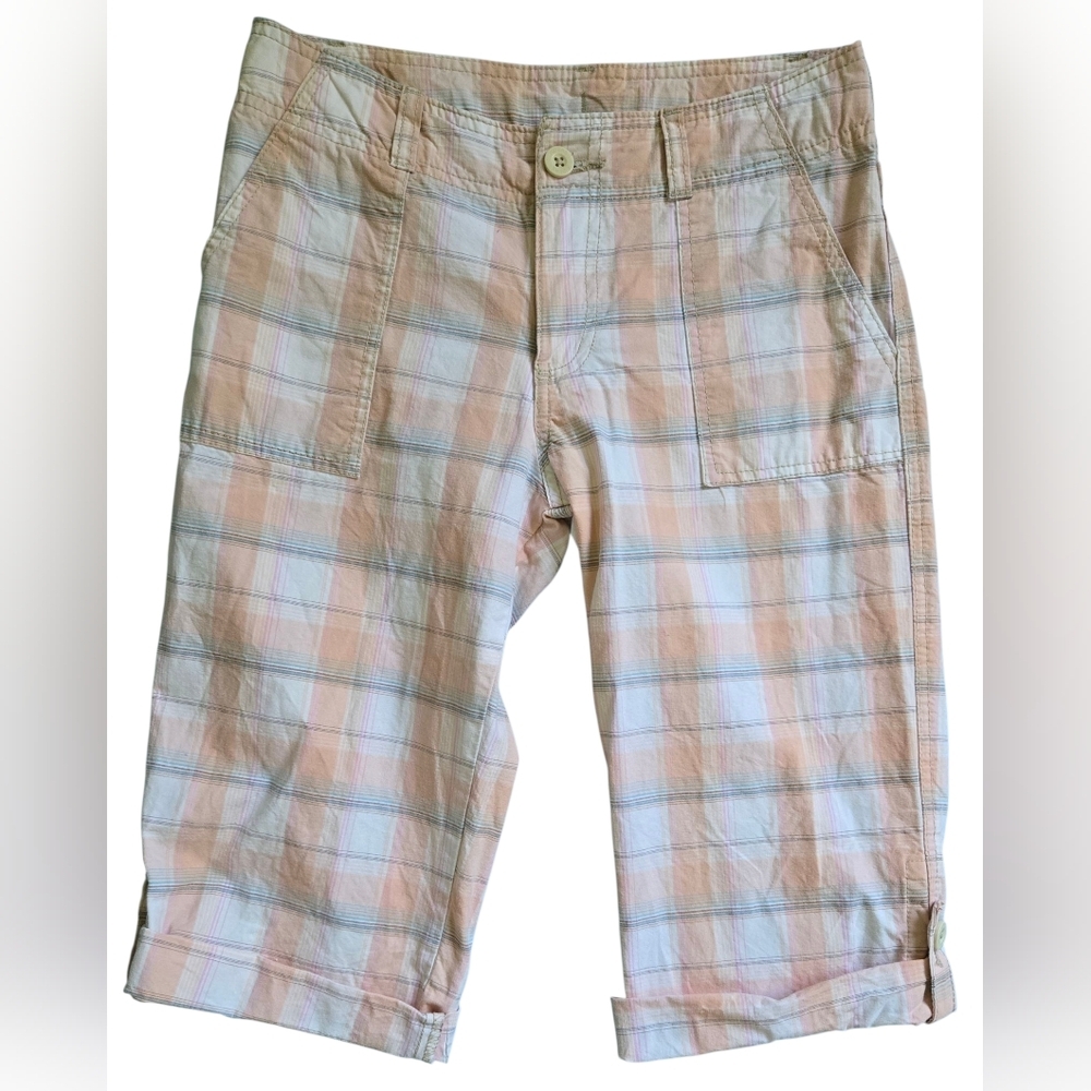 Riders Y2K Peach and White Bermuda Shorts Youth EC